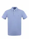 Fay Polo Db Collar Piquet In Blue