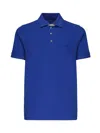 Fay Polo Shirt With Logo In Blue