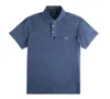 Fay Polo Shirt Collar Short Sleeves In Blue