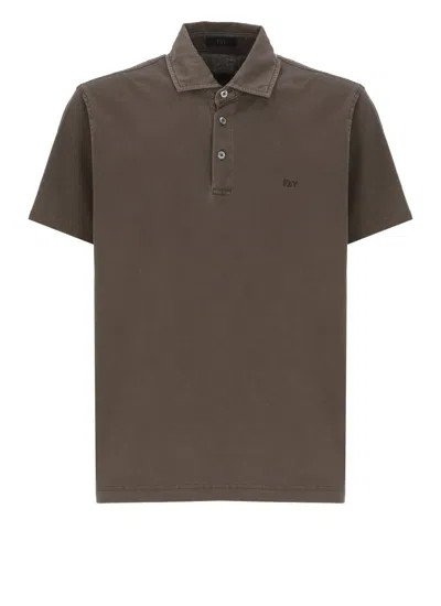 Fay T-shirts And Polos In Brown