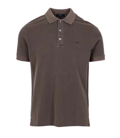 Fay T Shirts And Polos Dark Brown
