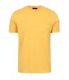 Fay T-shirts And Polos Dark Yellow In Yellow
