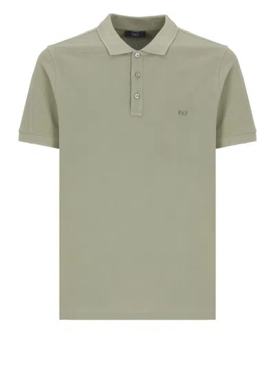 Fay T-shirts And Polos In Green