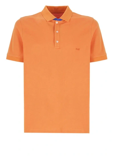 FAY FAY T-SHIRTS AND POLOS ORANGE