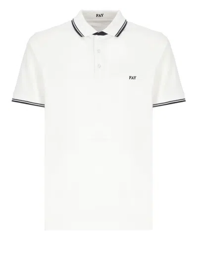 Fay T-shirts And Polos In White