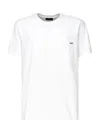 Fay Cotton Logo T-shirt In White