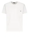 Fay Cotton Logo T-shirt In White
