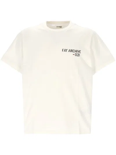 Fay T-shirts And Polos In White