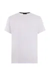 Fay Embroidered-logo Crew-neck T-shirt In White