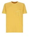 Fay T-shirt With Logo In Yellow