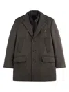 Fay Tailored Coat In Brown