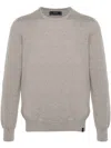 Fay Crewneck Sweater In Grey