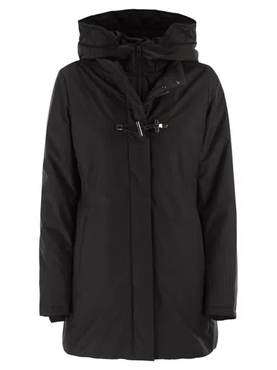 FAY TECHNICAL GABARDINE TOGGLE COAT