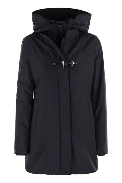 FAY FAY TECHNICAL GABARDINE TOGGLE COAT