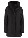 Fay Double-breasted Toggle Coat With Detachable Front Panel In Multi