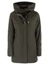 Fay Women Technical Gabardine Toggle Coat In Multi