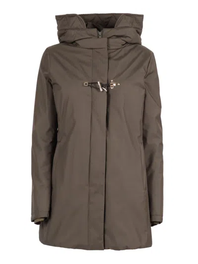 FAY TECNICO+DB FRONT TOGGLE COAT