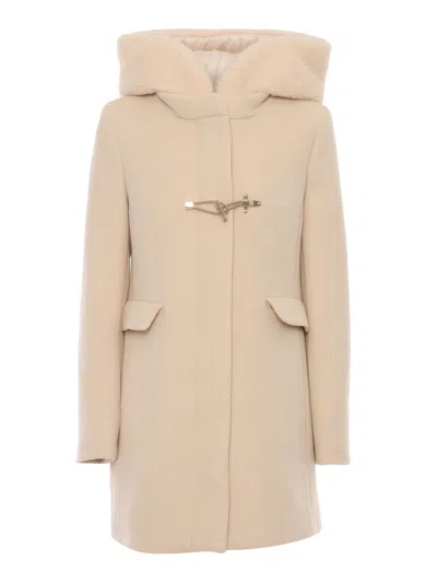 FAY TEDDY FRONT TOGGLE COAT