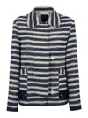 FAY THREE-HOOK JACKET IN COTTON BLEND
