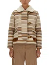 Fay Three-hook Jacket In Multicolour