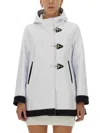 Fay Threehook Parka In White