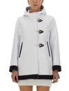 Fay Threehook Parka In White