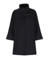 Fay Short High Collar Waterproof Jacket In Black