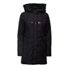 Fay Toggle Closure Microfiber Gabardine Coat In Black