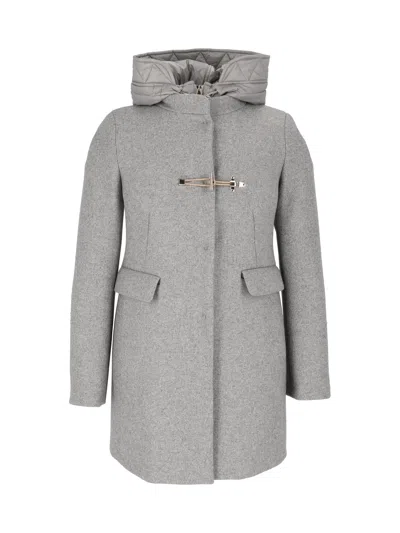 FAY TOGGLE COAT DB FRONT NYLON
