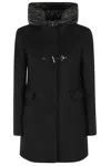Fay Toggle - Double Front Parka In Nero