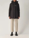 Fay Toggle - Double Front Parka In Nero