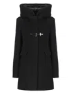 Fay Toggle - Double Front Parka In Black