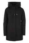Fay Toggle - Double Front Parka In Black