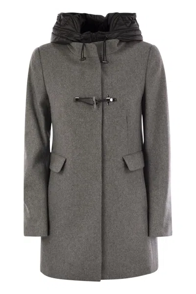 FAY FAY TOGGLE COAT IN WOOL CLOTH