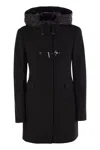 Fay Toggle Coat In Wool Cloth In Multi