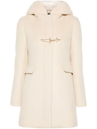 Fay Toggle Coatt In Beige