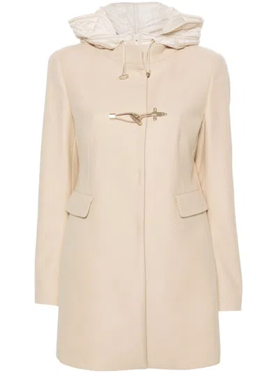 FAY HOODED TOGGLE COAT