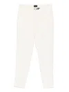 Fay Toggle-fastening Trousers In Neutral