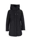 Fay Toggle Front Short Coat In Black