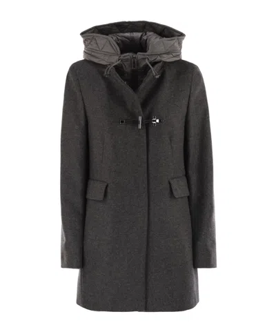 FAY FAY TOGGLE WOOL-BLEND COAT
