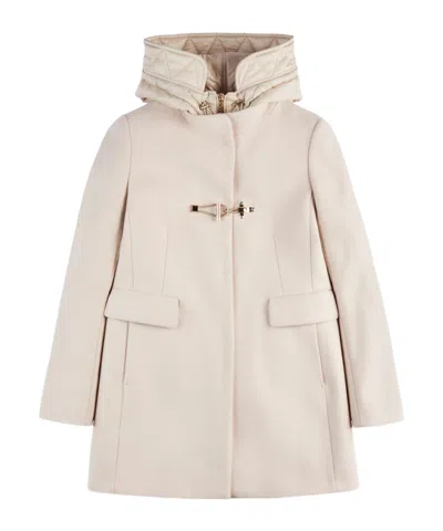 FAY FAY TOGGLE FASTENED HOODED COAT