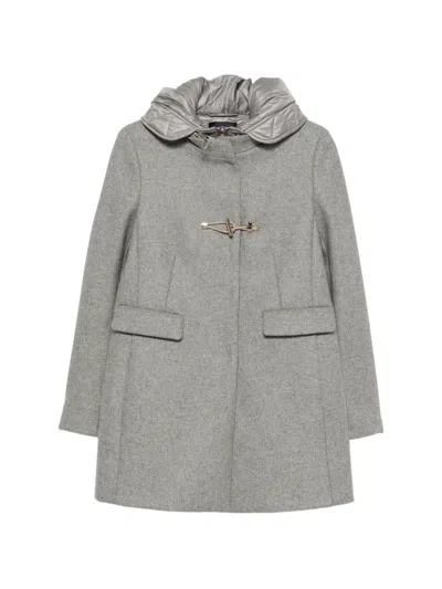 Fay Toggle-fastening Hooded Coat In Multi