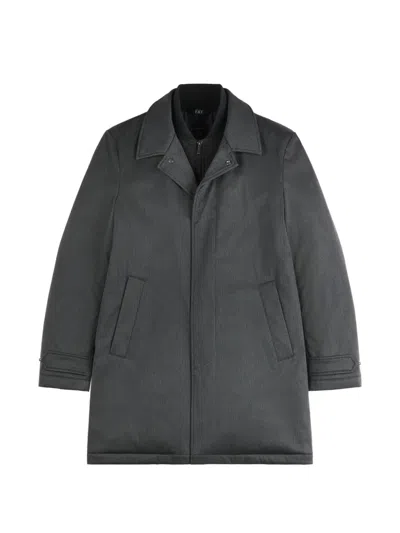 Fay Travel Morning Coat In Gray