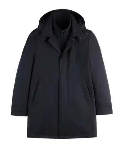 FAY FAY TRAVEL STRETCH JERSEY COAT