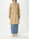 Fay Cotton Trench Coat In Beige