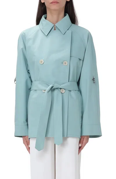 Fay Trench Woman  In Blue