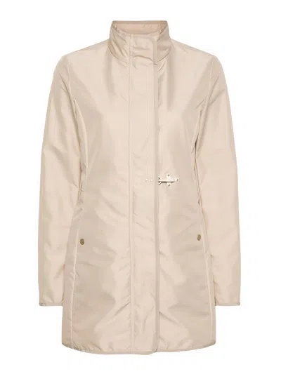 Fay Women Virginia Coat Overcoat In Neutral