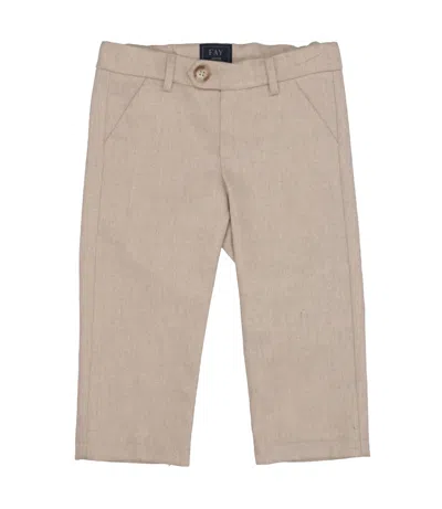 Fay Trousers Beige In Sand