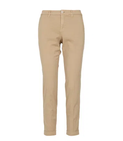 Fay Trousers Beige In Brown