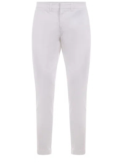 Fay Trousers In Bianco